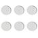 Conjunto De Pratos De Sobremesa 06 Peças Linhas New White Porto Brasil