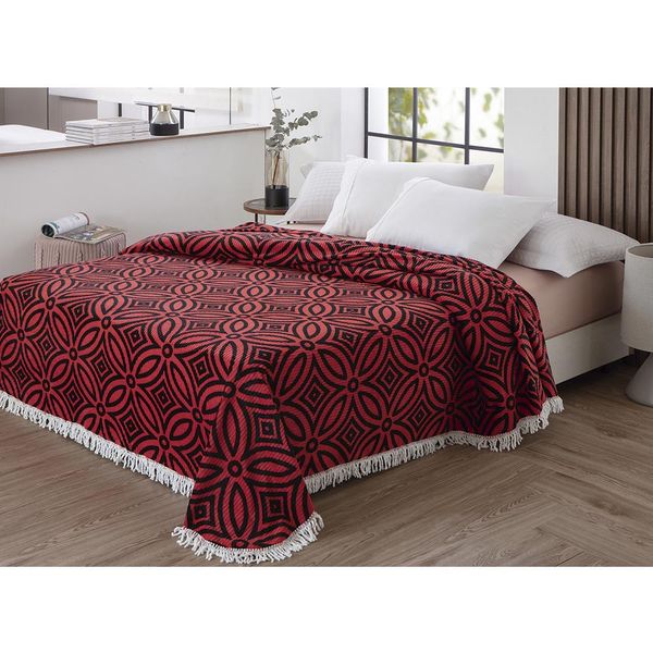 Colcha Casal Chenille Canelada Isadora Verm. Preto Jolitex Colcha Casal Chenille Canelada Isadora Verm. Preto Jolitex