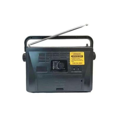 Rádio Portátil 7 Faixas Rm-pu32ac Preto Motobras