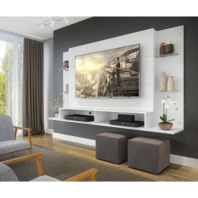 Painel com Suporte TV até 60" Nairóbi Branco Multimóveis