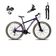 Bicicleta Aro 29 Absolute Nero 5 Câmbio Shimano 24v Acera K7 Garfo Com Trava Freio A Disco Roxo Tam: 17
