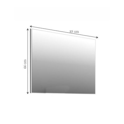 Espelheira Para Banheiro 77Cm Multimóveis Vcr10078 Carvalho