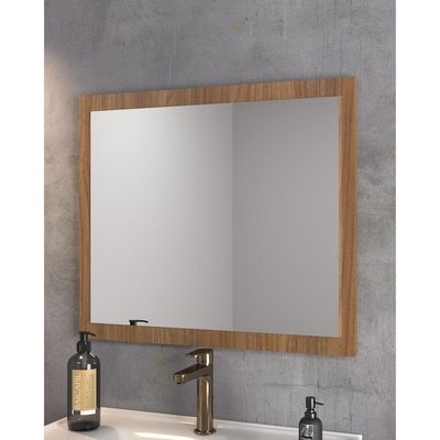 Espelheira Para Banheiro 60cm Multimóveis Cr10111 Noce Noce