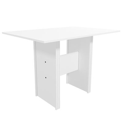 Mesa de Jantar Indekes Pequi com 6 Cadeiras Branco