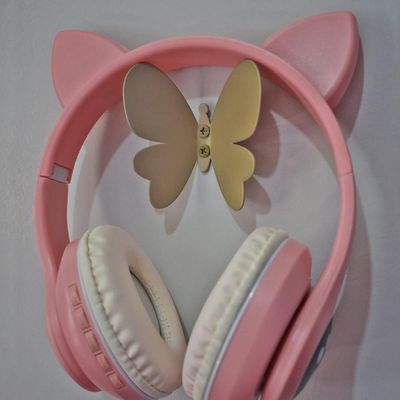 Kit 6 Ganchos Cabideiros Borboleta Dourada Decorar Organizar Closet Quarto Banheiro Masutti
