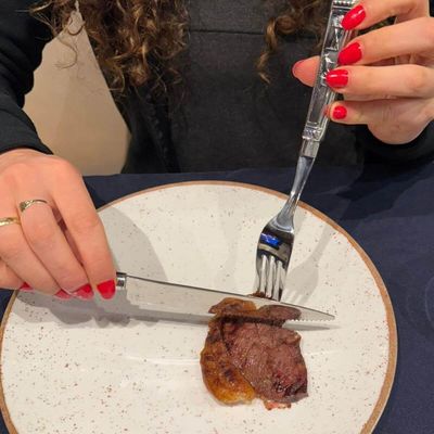 50 Garfos Jumbo Churrasco Aço Inox 20cm Prateado Nobre Mesa Churrascaria Restaurante