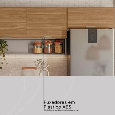 Cozinha Modulada 4 Pecas 250 Cm Mdp Alba Amendola Nude Prime Demobile Amendola Nude Prime