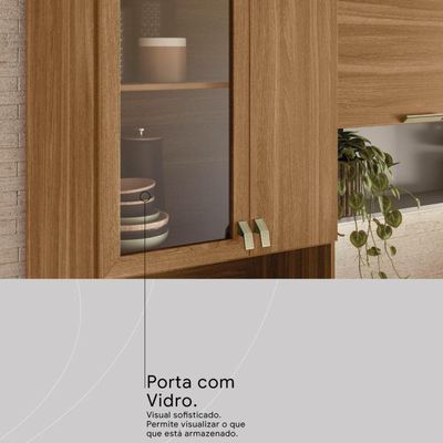 Cozinha Modulada 4 Pecas 250 Cm Mdp Alba Amendola Nude Prime Demobile Amendola Nude Prime