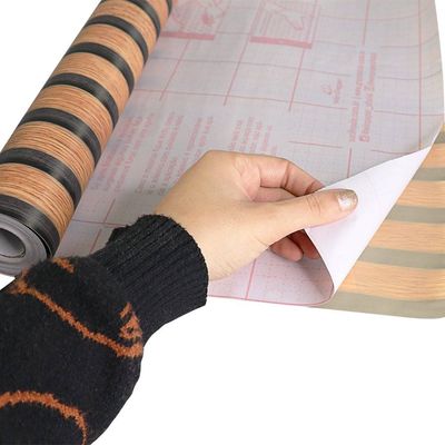 Papel Adesivo Madeira Listrada 10 Metros Envelopamento