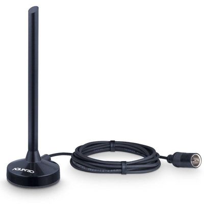 Antena Digital Hdtv Cabo 2,5m Conector F Macho Dtv-100p