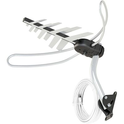 Antena Tv Digital Externa 4 Em 1 Vhf-uhf-fm-hdtv 15m
