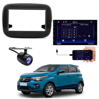 Central Multimidia Fiat Mobi Carplay Android Auto