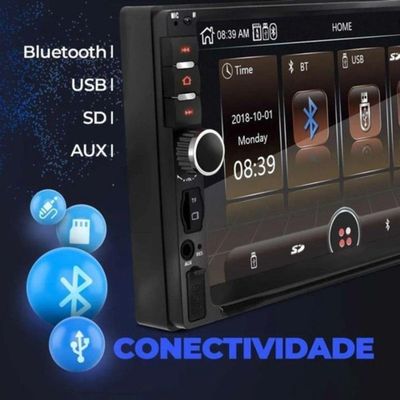 Central Multimídia Gol G3 Câmera Ré Bluetooth Espelhamento
