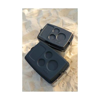 Caixa Térmica 18l Cinza Com Preto - Mor