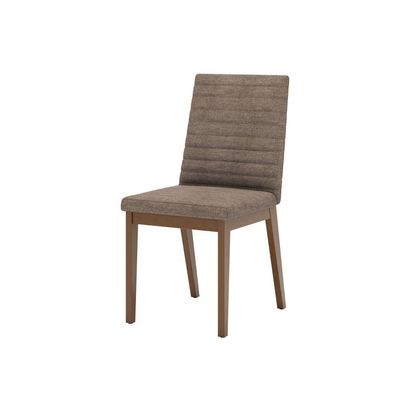 Conjunto 2 Cadeiras Elena Para Mesa De Jantar Nature Com Cacao