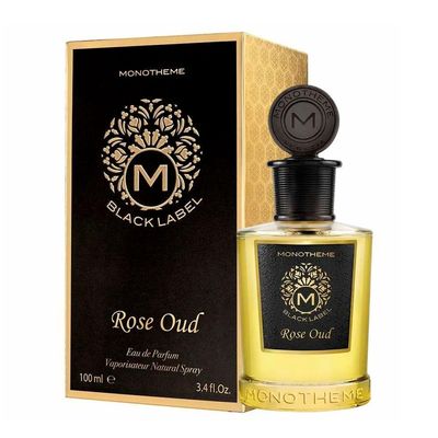 Monotheme Black Label Rose Oud Eau De Parfum - Perfume Unissex 100ml