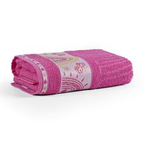 Toalha de Banho Infantil Pitico 1,15m x 75cm 100% Algodão Macio - Rainbow Pink