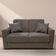 Sofá Estofado 2 Lugares Sala Estar Recepção Bruna Suede marrom