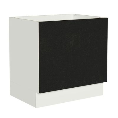 Balcão Para Forno De Embutir 80 X 60 Cm Sem Tampo Agata, Glamy, Stella Madesa Branco/preto