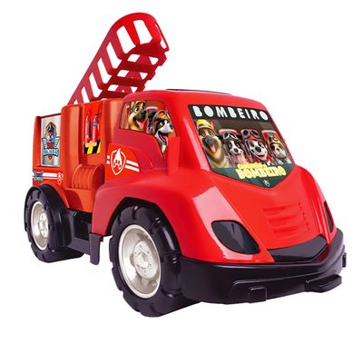Caminhão Samba Toys Super Patrol Bombeiro