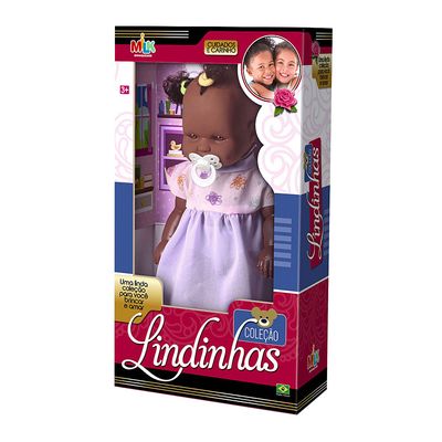 Boneca Milk Coleção Lindinhas Negra