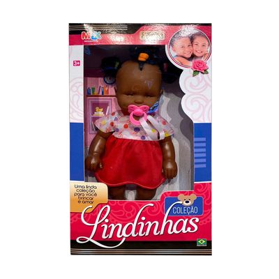 Boneca Milk Coleção Lindinhas Negra
