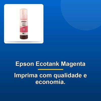 Refil De Tinta Epson T504322 Ecotank Magenta