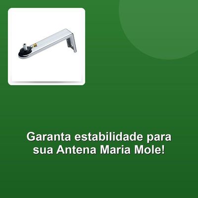 Suporte L Antena Maria Mole Marinox Aquário B-3035