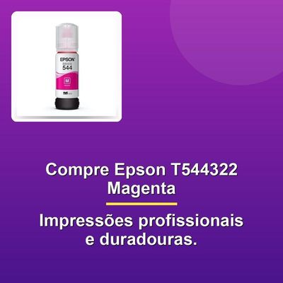 Refil De Tinta Epson T544322 Magenta