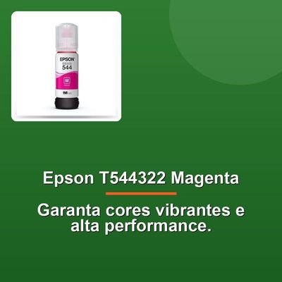 Refil De Tinta Epson T544322 Magenta