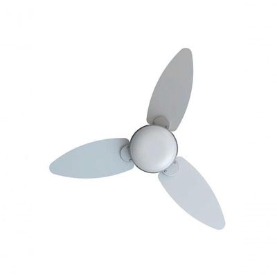 Ventilador De Teto Ventisol Elluz Inverter Controle Remoto Branco Com Cinza Bivolt