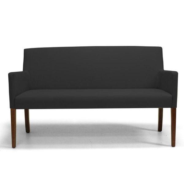 Poltrona Decorativa 2 Lugares Joy C05 Corano Preto - Domi