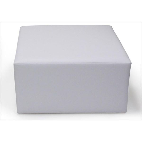 Puff Decorativo Tablet Corano Branco C-12 - Domi
