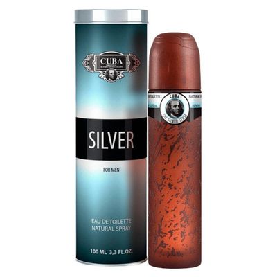 Cuba Silver For Men Eau De Toilette - Perfume Masculino 100ml