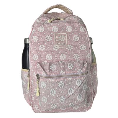 Mochila Feminina Escolar Ecológica Floral XFP01938 lavanda