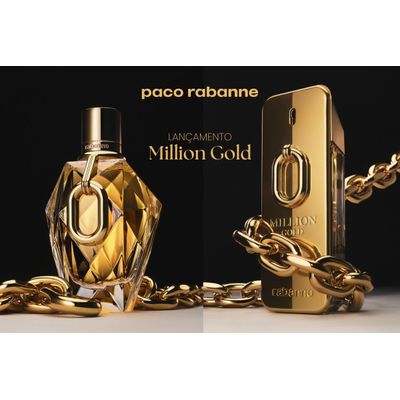 Perfume Million Gold Intense Rabanne Eau de Parfum Masculino 100ml
