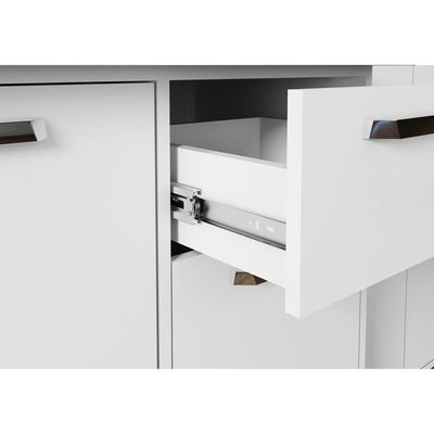 Cozinha Completa Compacta Xangai Plus Multimóveis Branco