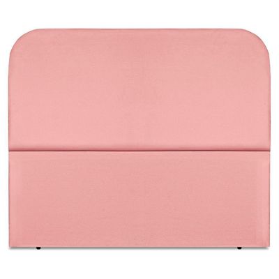 Cabeceira Casal 140 Cm Com Frame Alana Suede Rosa Artte Rosa