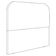 Cabeceira Casal 140 Cm Com Frame Alana Boucle Cinza Artte Cinza