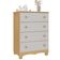 Cômoda Infantil 65cm Com 4 Gavetas Dengo Multimóveis Mp4409 Madeirado/off White Madeirado/off White