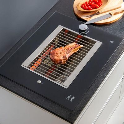 Churrasqueira A Gás GN De Embutir  Vetro Arke