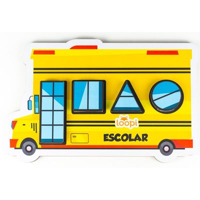 Jogo Ônibus - Formas Geométricas - T0043 - Loopi Toys