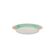 Travessa Porcelana Tigela Oval Pequena Verde Laranja 1un