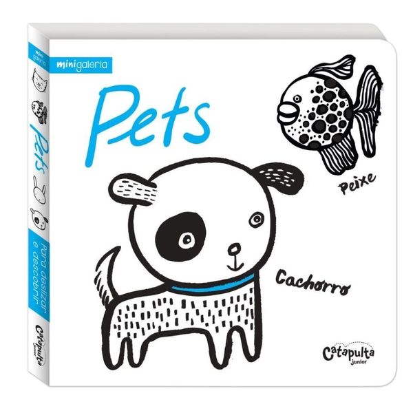 Livro para Deslizar e Descobrir - Pets - Mini Galeria - Catapulta
