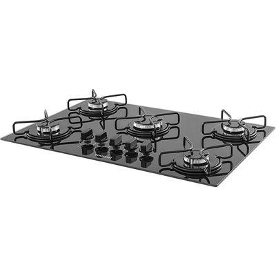 Cooktop 5 Bocas FG5005AVP a Gás Acendimento Superautomático Suggar Preto / Bivolt