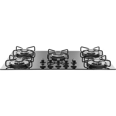 Cooktop 5 Bocas FG5005AVP a Gás Acendimento Superautomático Suggar Preto / Bivolt