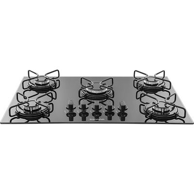 Cooktop 5 Bocas FG5005AVP a Gás Acendimento Superautomático Suggar Preto / Bivolt