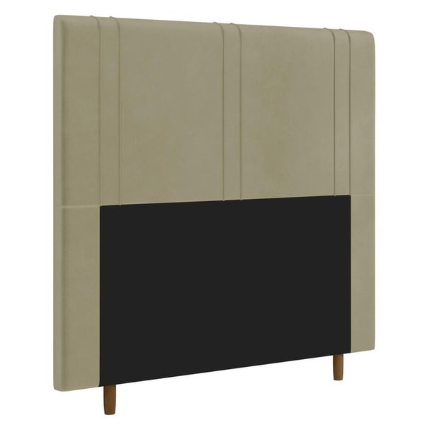 Cabeceira Cama Box Solteiro Vittória 90cm Corano Bege - Desk Design