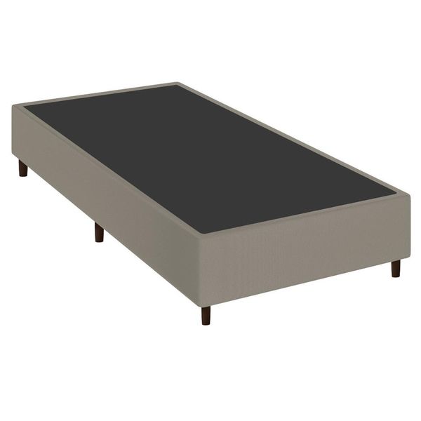 Base Cama Box Solteiro Pollare 88x188cm Corano Bege - Desk Design