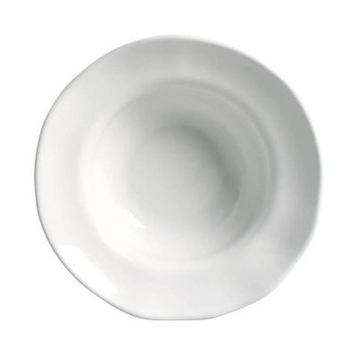 Conjunto de Pratos de Sobremesa Orgânico New White 250ml 4 Peças Porto Brasil Branco